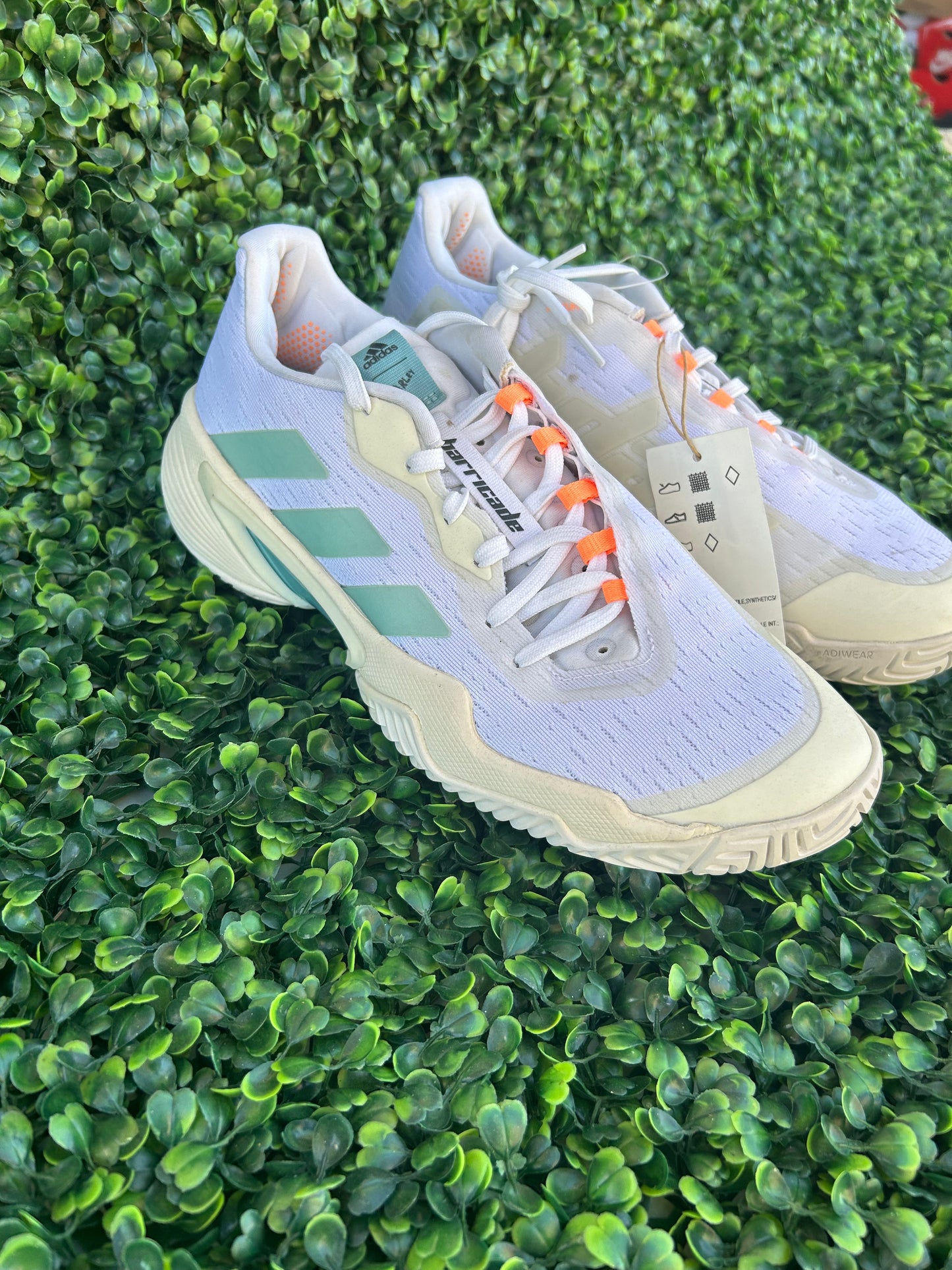 Adidas barricade size 7.5