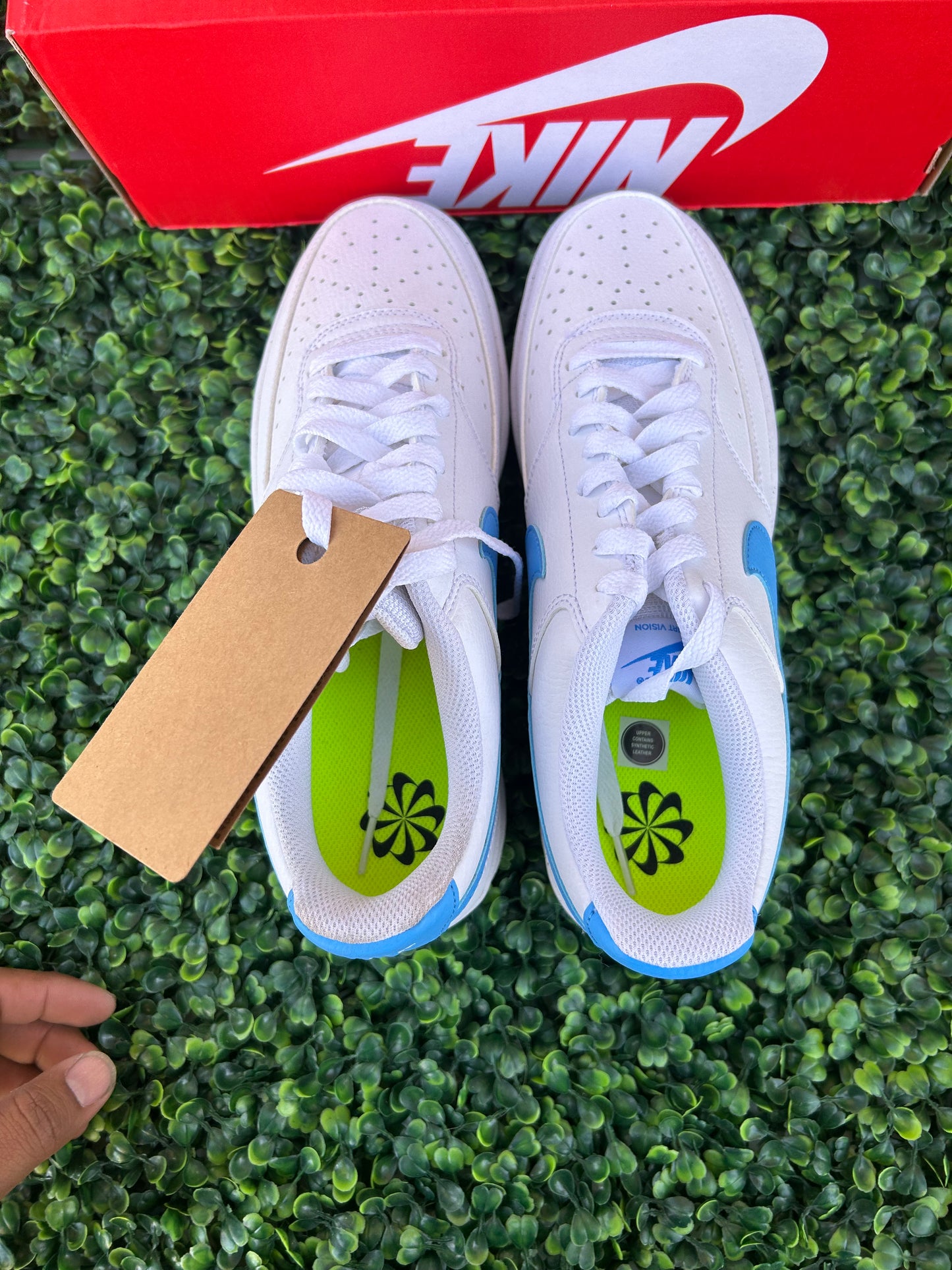 Nike court vision size 8.5m/10w