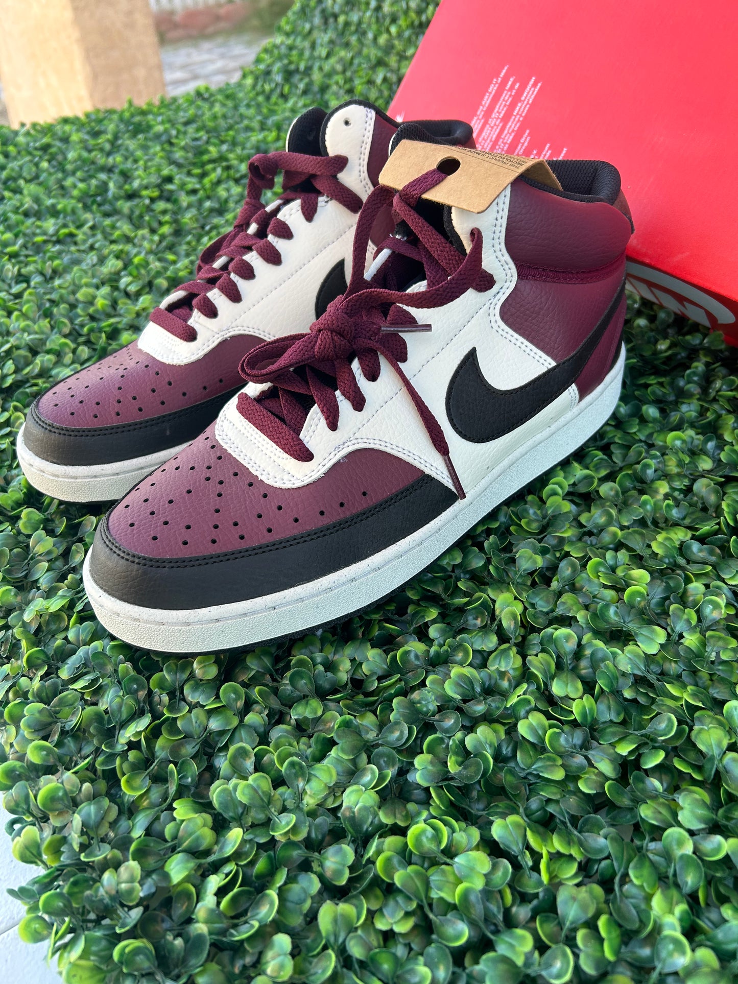 Nike court vision mid size 9