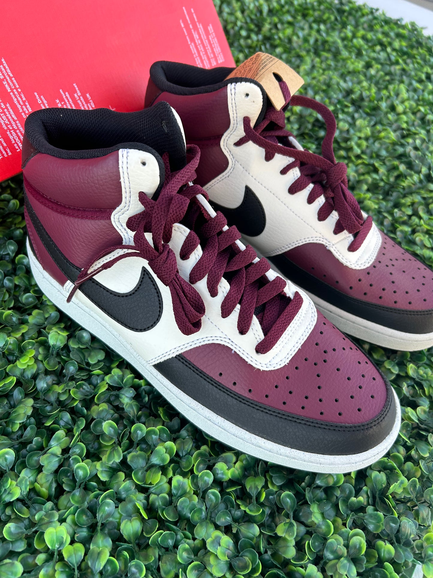 Nike court vision mid size 9