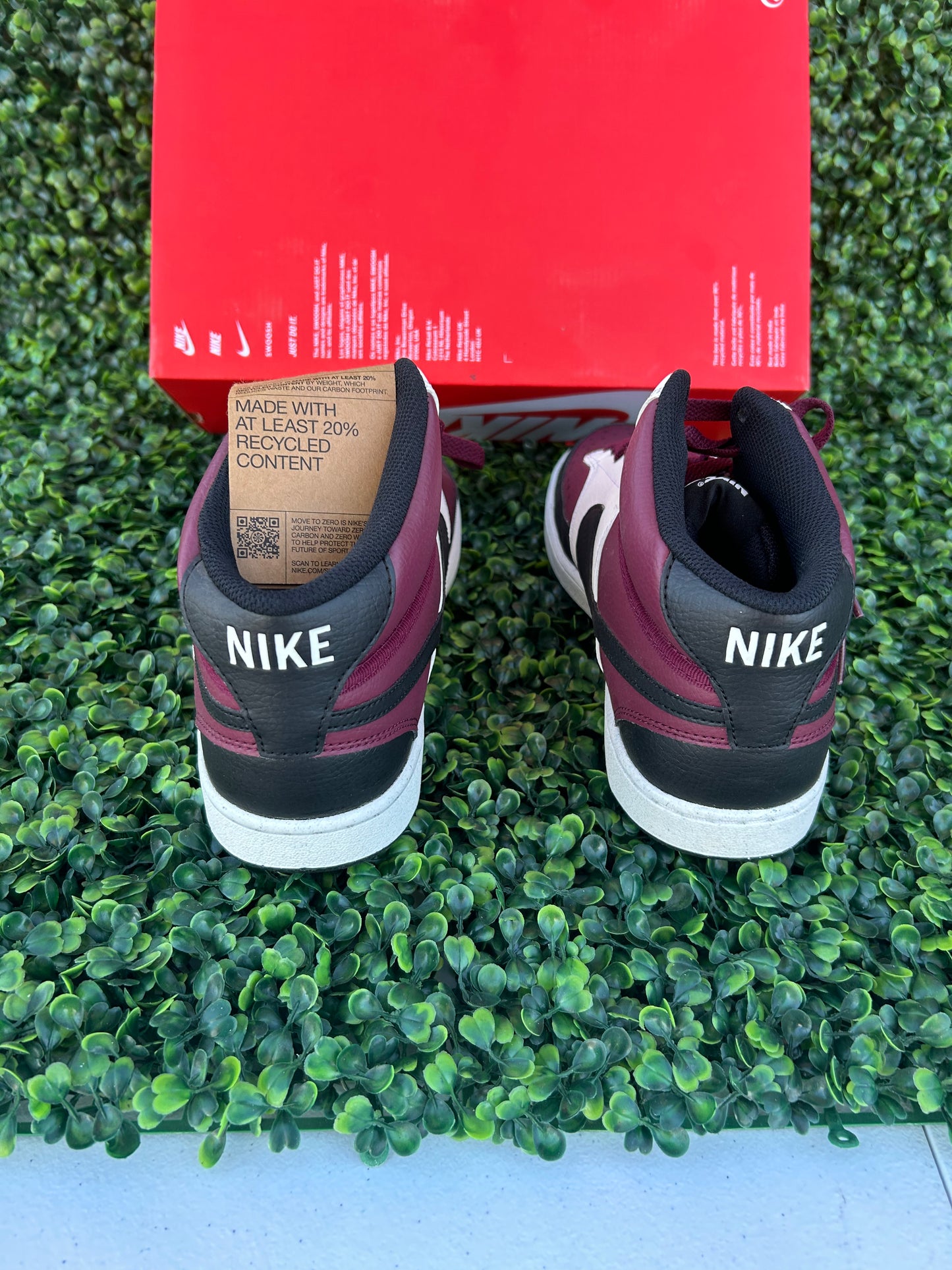 Nike court vision mid size 9