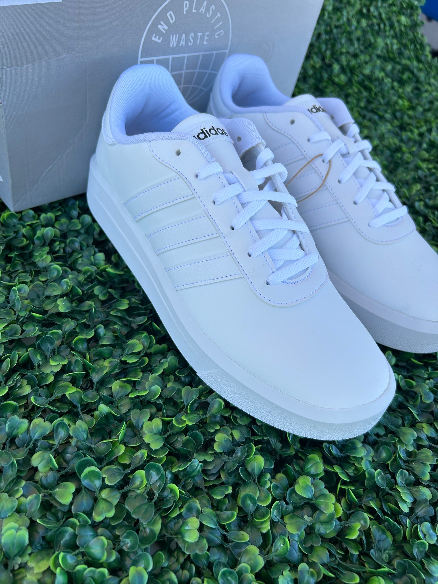 Adidas court platform size 9w