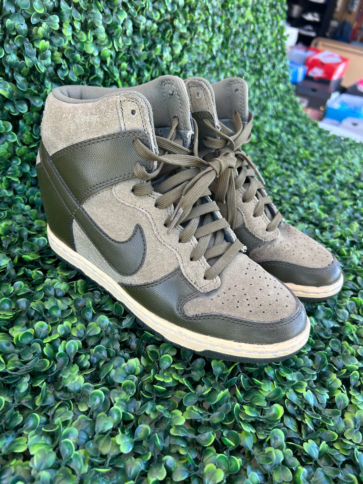 Nike dunk sky essential high size 8w