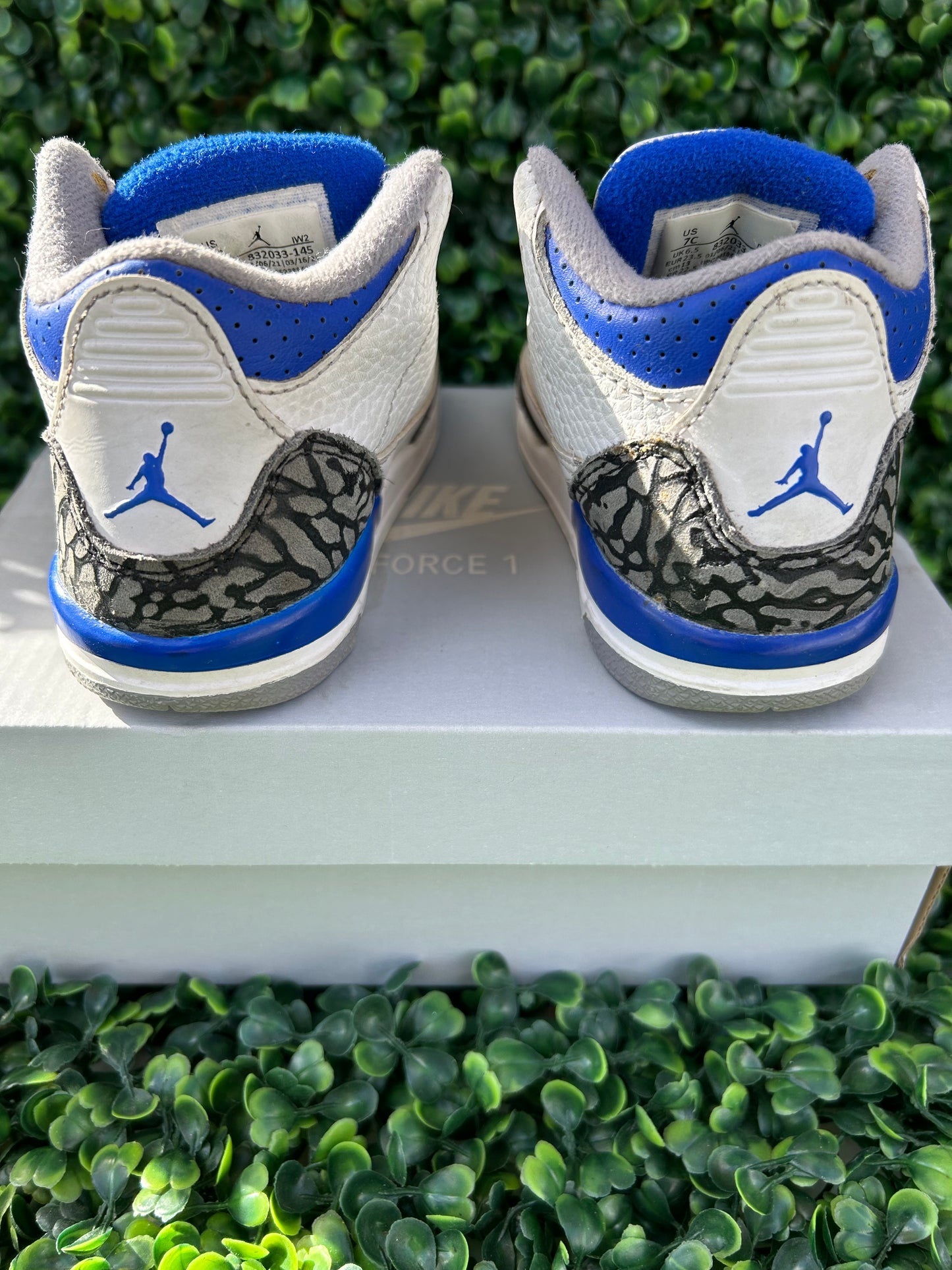 Jordan 3 size 7c