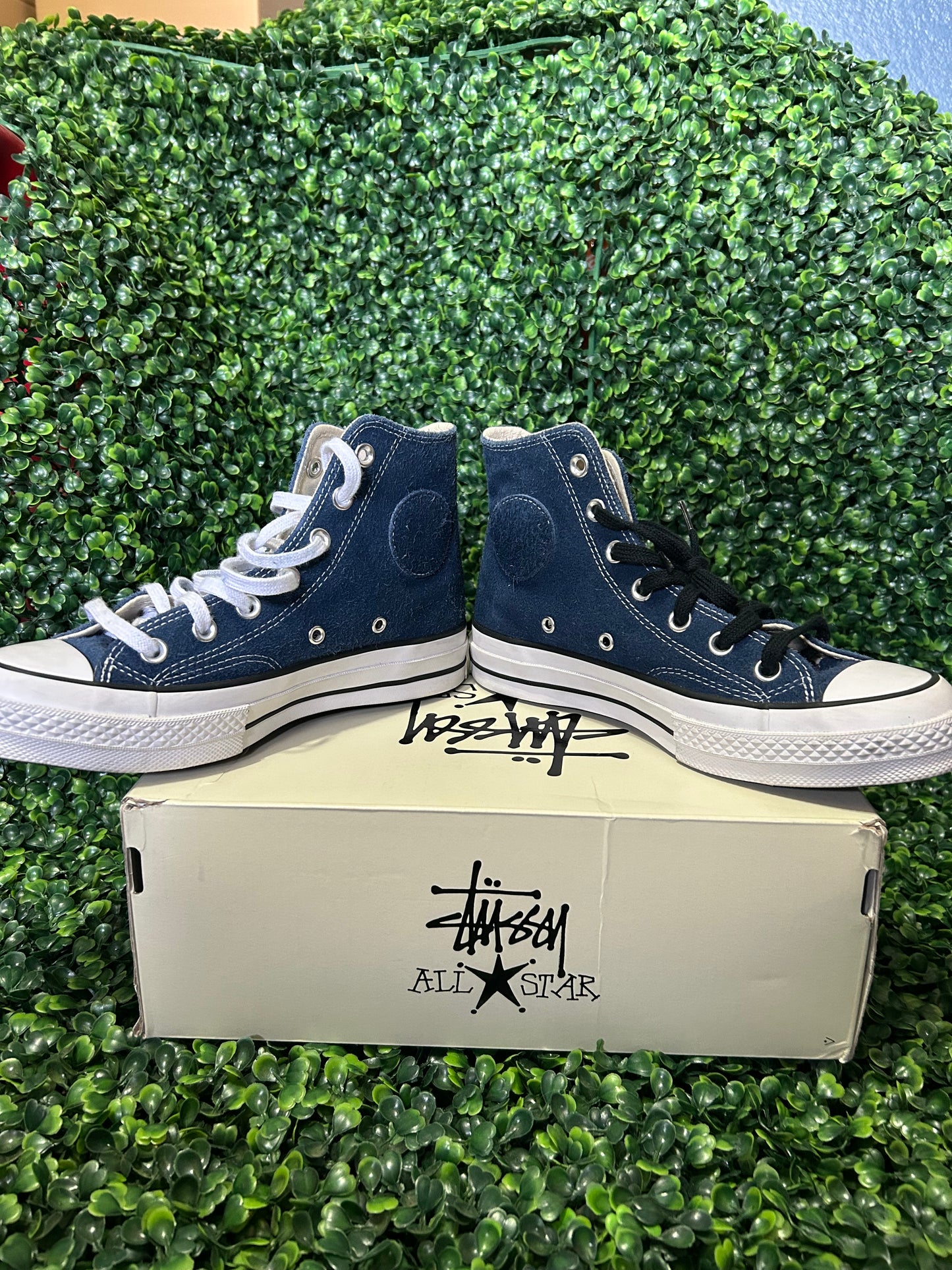 Converse stussy size 7w/5m