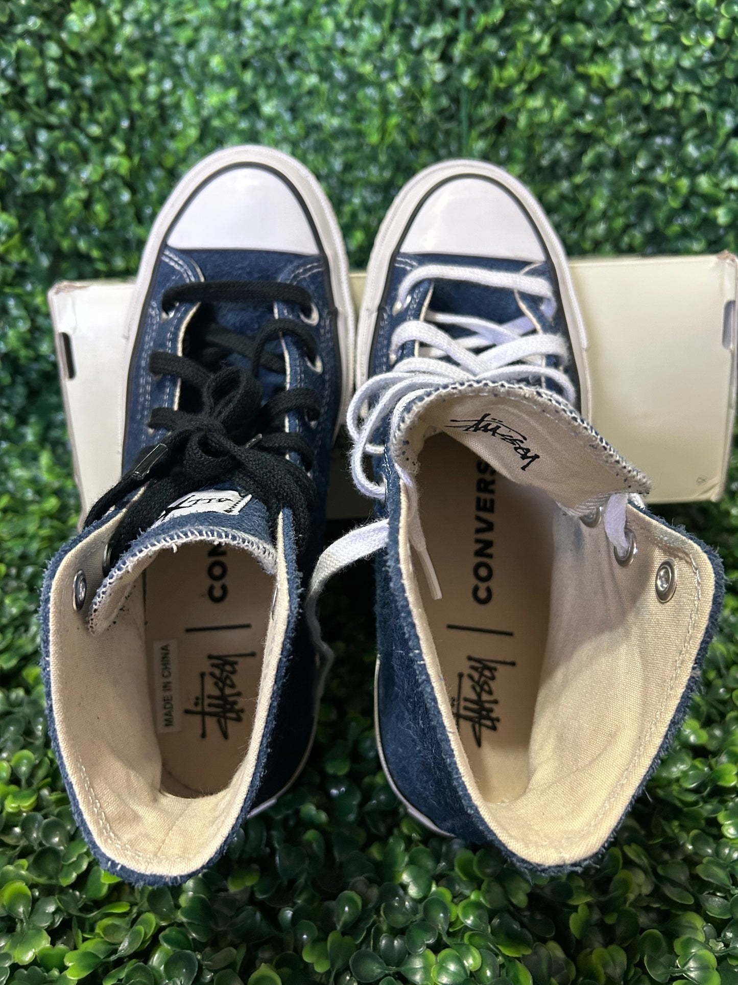 Converse stussy size 7w/5m