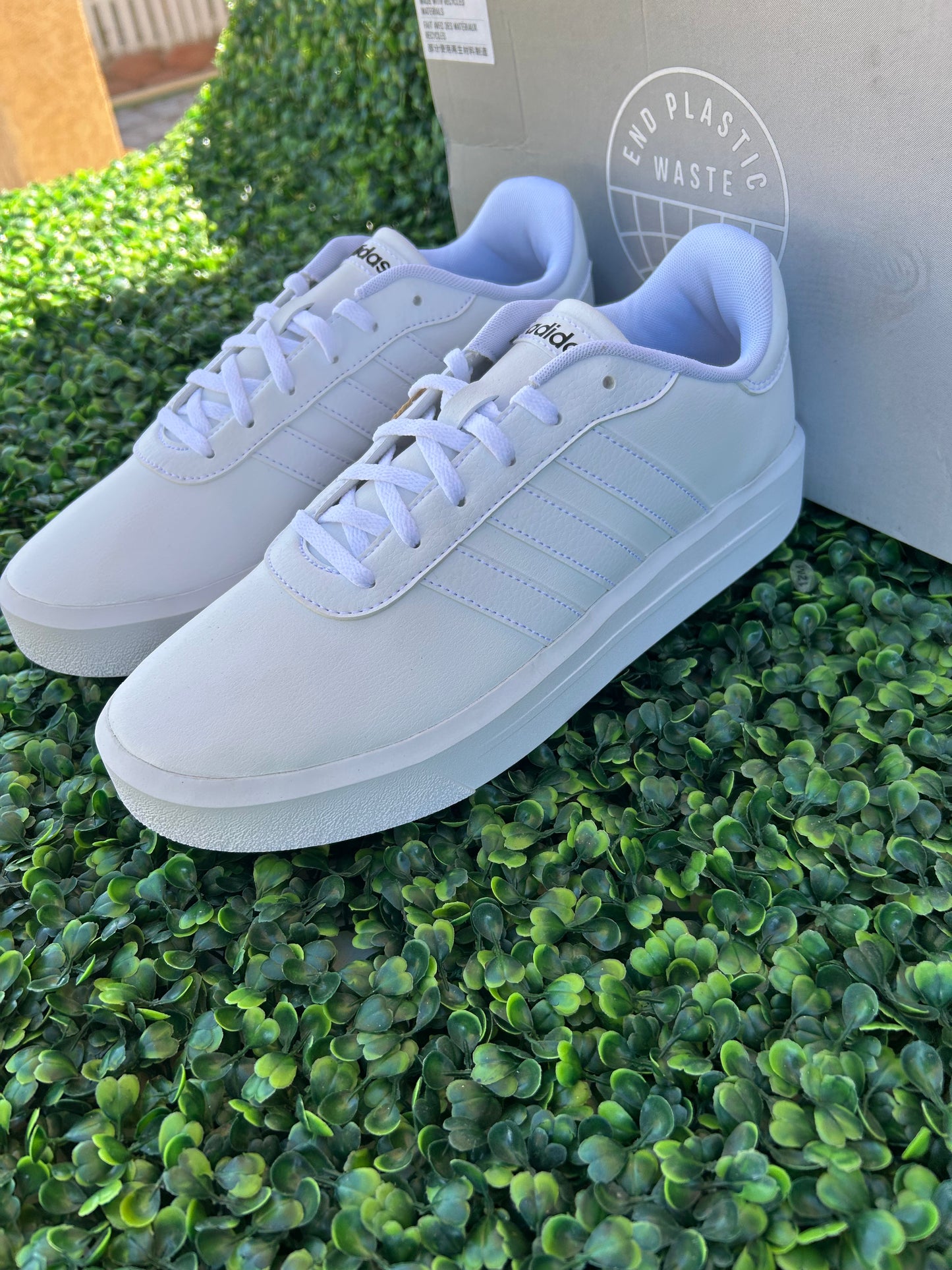 Adidas court platform size 9w