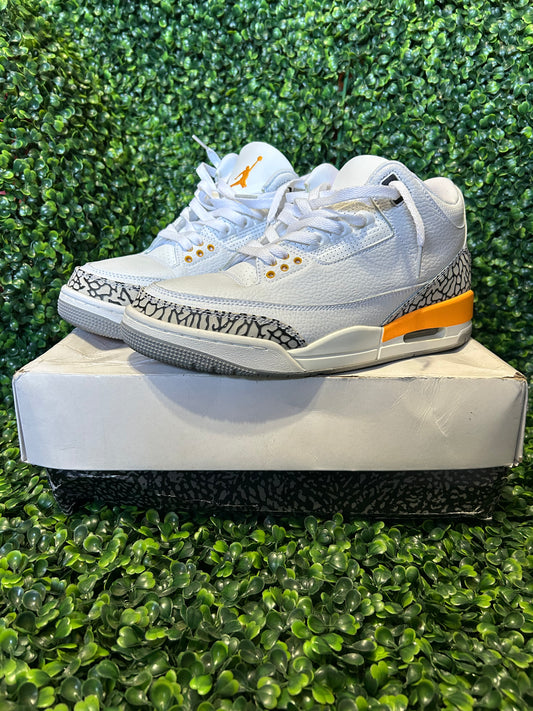 Jordan 3 laser size 8m